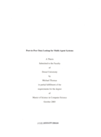 Peer-to-peer data lookup for multi-agent systems