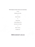The development of Chinese television in the United States