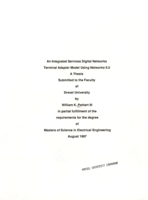 An integrated services digital networks terminal adapter model using Networks II.5