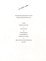 Experimental and analytical study of actively impedance matched fiber optic links