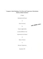Computer-aided modeling of air-flow and temperature distribution inside an infant incubator