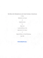 The effects of the menstrual cycle on the neural correlates of attractiveness