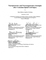 Neuroprotective and neuroregenerative strategies after contusion spinal cord injury