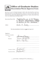 Exploring the use of art therapy in physical rehabilitation settings: a review of the literature