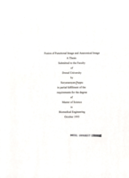 Fusion of functional image and anatomical image