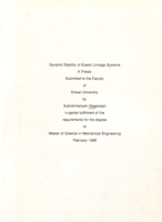 Dynamic stability of elastic linkage systems