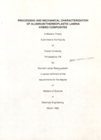 Processing and mechanical characterization of aluminum/thermoplastic lamina hybrid composites