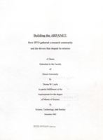 Building the ARPANET: how IPTO gathered a research community and the drivers that shaped its mission