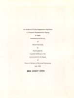 An analysis of clutter suppression algorithms in ultrasonic nondestructive testing