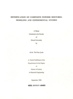 Densification of composite powder mixtures: modeling and experimental studies