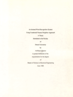 An isolated word recognition system using condensed nearest neighbor approach