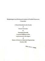 Morphological and mechanical analysis of needled nonwoven composites