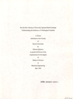 Pin-on-disc testing of thermally sprayed hard coatings: understanding the influence of tribological variables