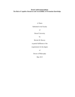 Brand anthropomorphism: the role of cognitive resources and accessibility of persuasion knowledge