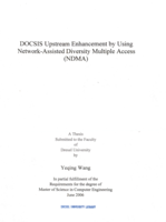 DOCSIS upstream enhancement by using network-assisted diversity multiple access (NDMA)