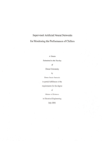 Supervised artificial neural networks for monitoring the performance of chillers