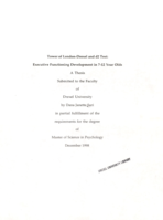 Tower of London-Drexel and d2 test: executive functioning development in 7-12 olds