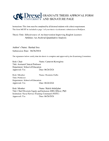 Effectiveness of an intervention improving English learners' abilities: an archival quantitative analysis