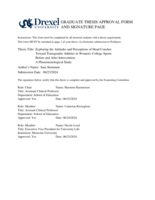 Exploring the attitudes and perceptions of head coaches toward transgender athletes in women's college sports before and after intervention: a phenomenological study