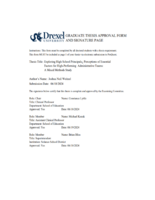 Exploring high school principals' perceptions of essentials factors for high performing administrative teams: a mixed methods study