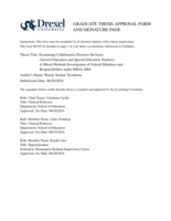 Examining collaborative practices between general education and special education teachers: a mixed methods investigation of federal mandates and responsibilities under IDEIA 2004