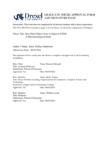 How Black males chose to major in STEM: a phenomenological study