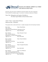 Bilingualism and cognitive flexibility in pre-school aged children with and without autism