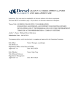 Guiding chaos into collaboration: enhancing alignment and support for existing citizen developers and IT professionals in low code development through action research in a company setting