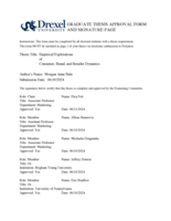 Empirical explorations of consumer, brand, and retailer dynamics