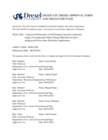 Long-term Performance of Self-heating Concrete Composites using Low-Temperature Phase Change Materials for Snow-melting and Freeze-thaw Resilience Applications