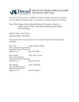 Finding a path to equitable resource allocation: a narrative inquiry into K-12 Title 1 urban public school principals' budget decision-making