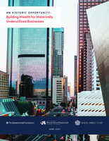 An Historic Opportunity: Building Wealth for Historically Underutilized Businesses
