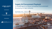 Supply SA Procurement Playbook: A Roadmap to a More Inclusive Procurement Economy in San Antonio