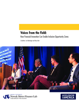 Voices from the Field: How Financial Innovation Can Enable Inclusive Opportunity Zones