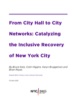 From City Hall to City Networks: Catalyzing the Inclusive Recovery of New York City