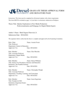 Identity exploration in new media production: professionalization and pedagogy for digital media experts