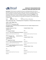 Diversifying donor populations in nonprofit arts and culture organizations