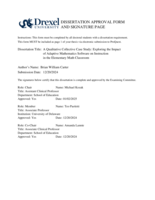 A qualitative collective case study: exploring the impact of adaptive mathematics software on instruction in the elementary math classroom