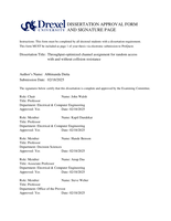 Throughput-optimized channel assignment for random access wireless communication with and without collision resistance