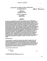 Influence of fiber packing structure on permeability