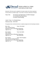 Development and optimization of GelMA hydrogels for controlled dual-drug release in chronic wound healing