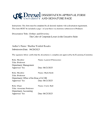 Dollars and diversity: the color of corporate losses in the executive suite