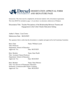 Teacher perceptions of the relationship between trauma and engagement in the cyber charter education setting