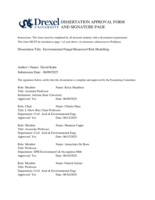 Environmental fungal bioaerosol risk modelling