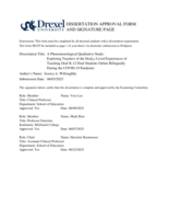 A phenomenological qualitative study: exploring teachers of the deaf's lived experiences of teaching K-12 deaf students online bilingually during the COVID-19 pandemic