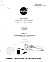 Analytical study of the fracture of liquid- filled tanks impacted by hypervelocity particles