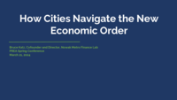 How Cities Navigate the New Economic Order