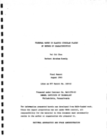 Flexural Waves in Elastic Circular Plates by Method of Characteristics Final Report