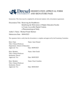 Removing the roadblocks: identifying the motivations of higher education faculty to create accessible digital content : a phenomenological study