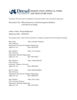 MXene interaction with electromagnetic radiation in the microwave range